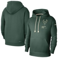 Толстовка Milwaukee Bucks Nike Courtside Standard Issue Premium Performance - Hunter Green