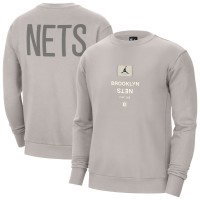 Кофта Brooklyn Nets Jordan Brand Courtside Statement Edition Heavyweight - Stone