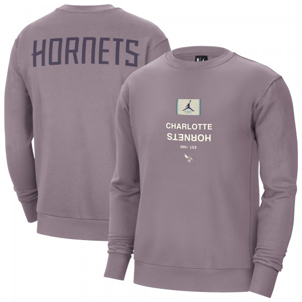 Кофта Charlotte Hornets Jordan Brand Courtside Statement Edition Heavyweight - Purple