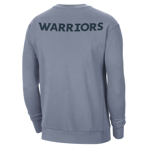 Свитшот Golden State Warriors Jordan Brand Blue Courtside Statement Edition Heavyweight Pullover