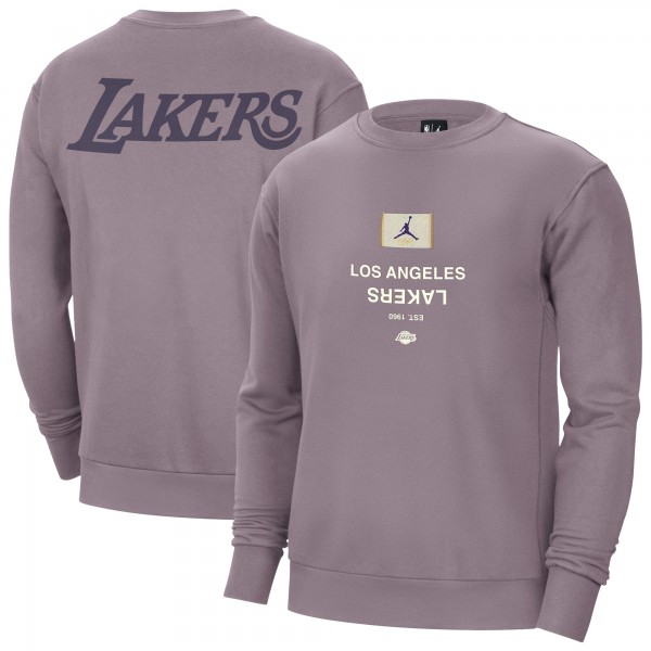 Кофта Los Angeles Lakers Jordan Brand Courtside Statement Edition Heavyweight - Purple
