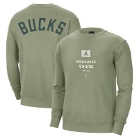Кофта Milwaukee Bucks Jordan Brand Courtside Statement Edition Heavyweight - Green
