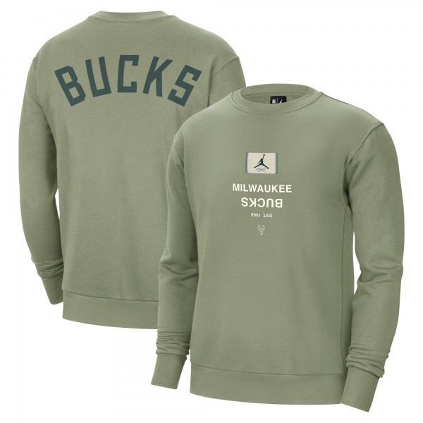 Кофта Milwaukee Bucks Jordan Brand Courtside Statement Edition Heavyweight - Green
