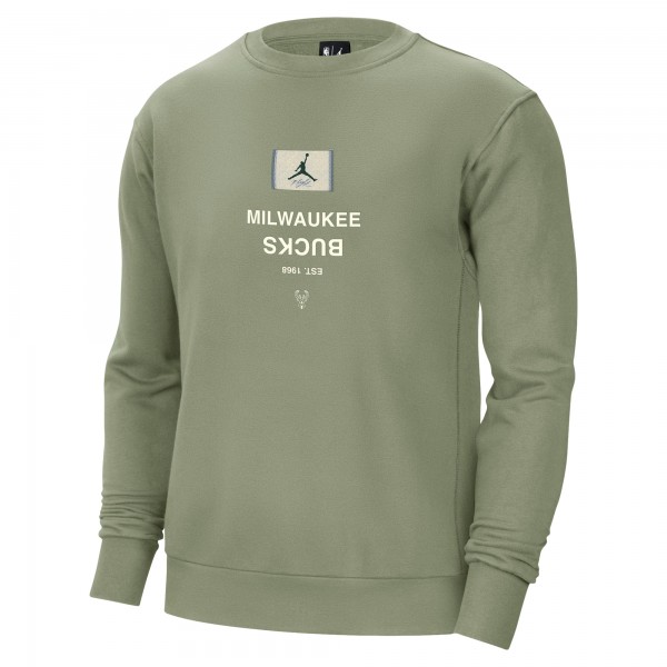Кофта Milwaukee Bucks Jordan Brand Courtside Statement Edition Heavyweight - Green