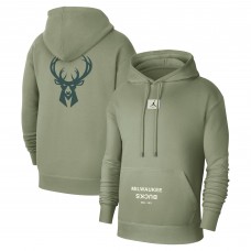 Толстовка Milwaukee Bucks Jordan Brand Courtside Statement Edition - Green