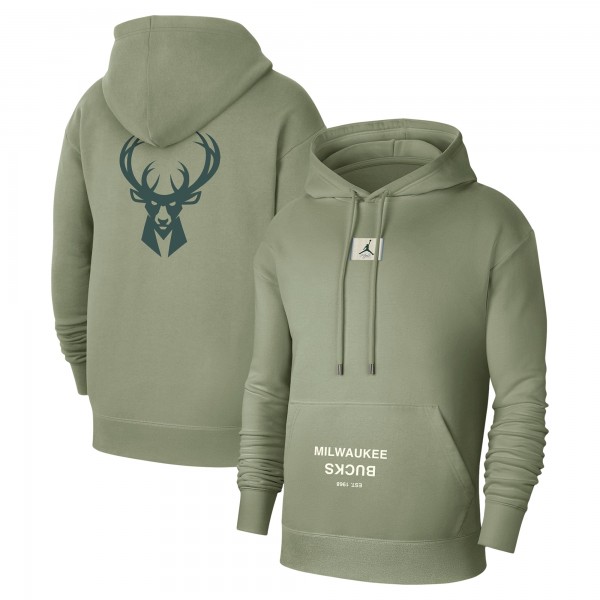 Толстовка Milwaukee Bucks Jordan Brand Courtside Statement Edition - Green