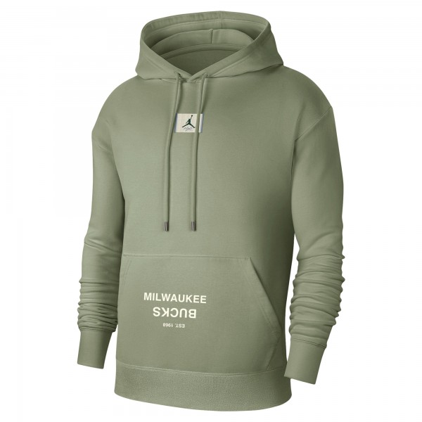 Толстовка Milwaukee Bucks Jordan Brand Courtside Statement Edition - Green