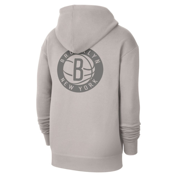 Толстовка Brooklyn Nets Jordan Brand Heather Gray Courtside Statement Edition