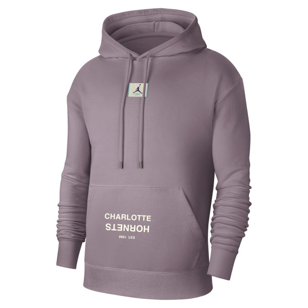 Толстовка Charlotte Hornets Jordan Brand Purple Courtside Statement Edition