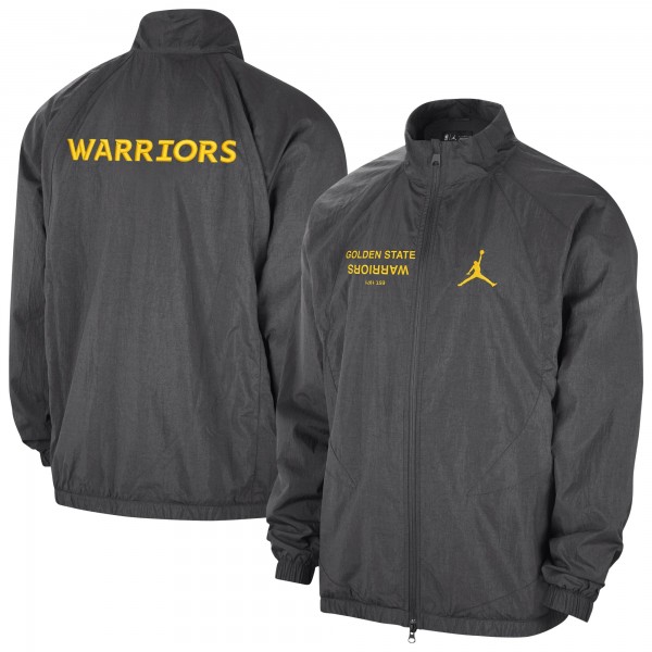 Кофта на молнии Golden State Warriors Jordan Brand Courtside Statement Edition Jumpman Jam - Gray