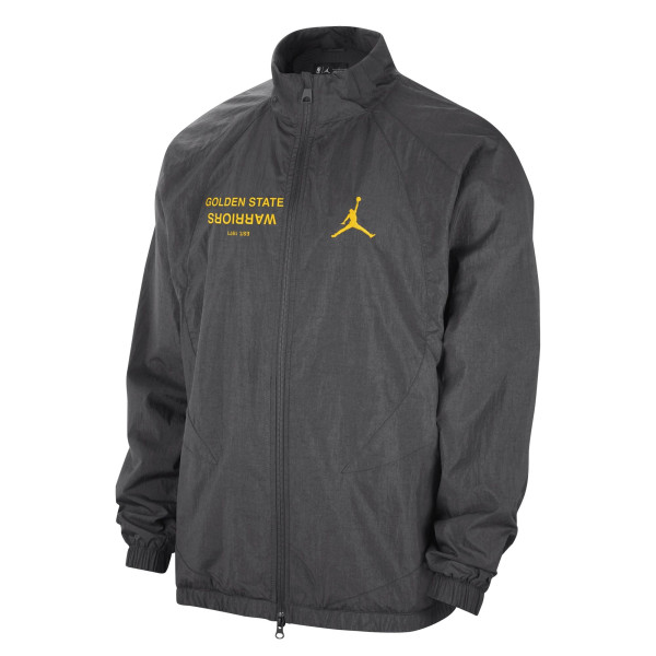 Куртка Golden State Warriors Jordan Brand Gray Courtside Statement Edition Jumpman Jam Full-Zip