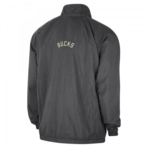 Кофта на молнии Milwaukee Bucks Jordan Brand Courtside Statement Edition Jumpman Jam - Gray