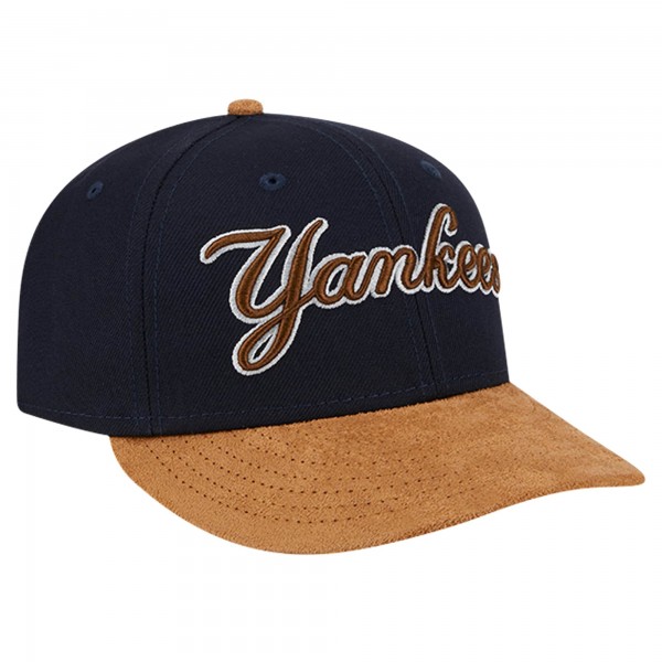 Бейсболка New York Yankees New Era Navy Team Suede Visor Low Profile 59FIFTY