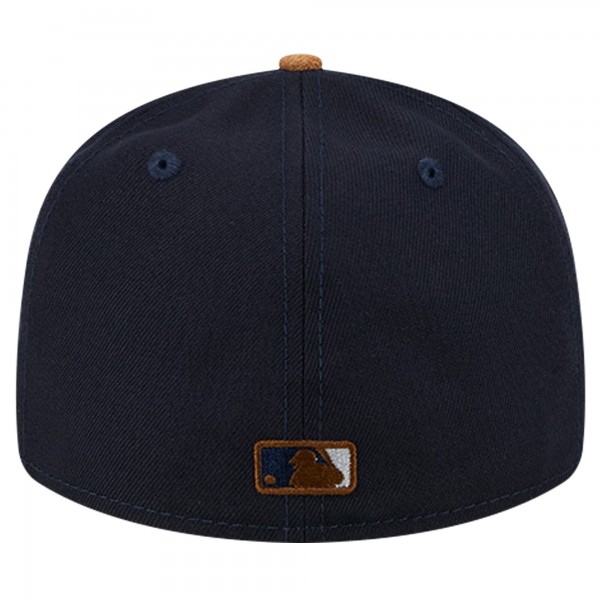 Бейсболка New York Yankees New Era Navy Team Suede Visor Low Profile 59FIFTY