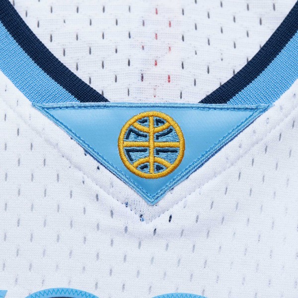 Джерси Denver Nuggets Nikola Jokic Mitchell & Ness White 2016/17 Throwback Swingman