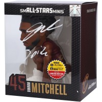 Donovan Mitchell Cleveland Cavaliers Autographed Fanatics Authentic smALL-STARS Minis 6 Vinyl Figurine with Spida Inscription