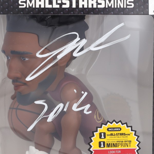 Donovan Mitchell Cleveland Cavaliers Autographed Fanatics Authentic smALL-STARS Minis 6 Vinyl Figurine with Spida Inscription