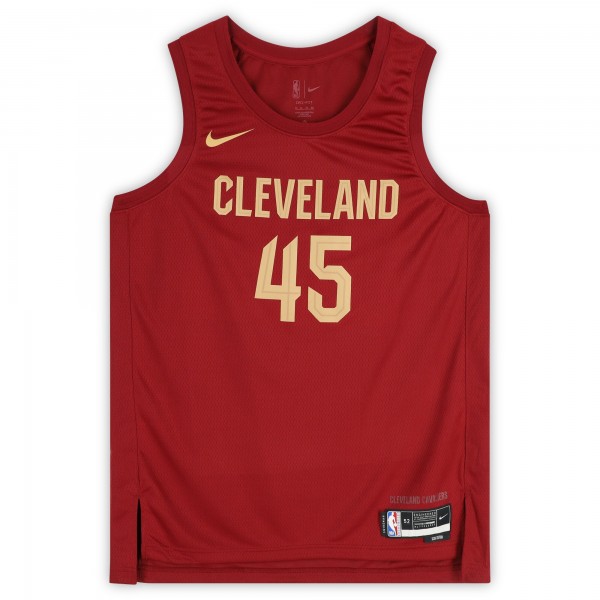 Donovan Mitchell Cleveland Cavaliers Autographed Fanatics Authentic Maroon Nike 2022-23 Icon Swingman Jersey with Spida Inscription