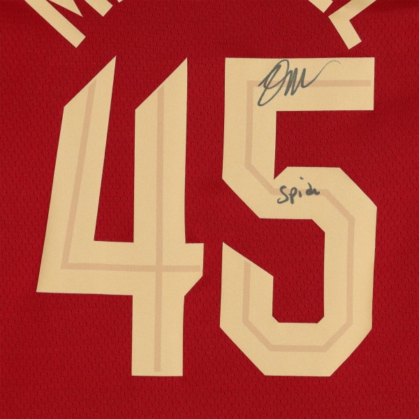 Donovan Mitchell Cleveland Cavaliers Autographed Fanatics Authentic Maroon Nike 2022-23 Icon Swingman Jersey with Spida Inscription