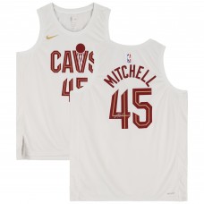 Donovan Mitchell Cleveland Cavaliers Autographed Fanatics Authentic White Nike 2022-2023 Association Edition Swingman Jersey