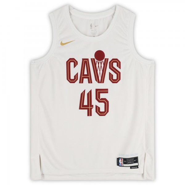 Donovan Mitchell Cleveland Cavaliers Autographed Fanatics Authentic White Nike 2022-23 Association Edition Swingman Jersey with Spida Inscription