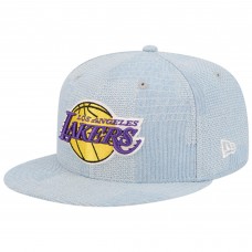 Бейсболка Los Angeles Lakers New Era Injection Denim Patchwork 9FIFTY - Denim
