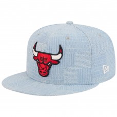 Бейсболка Chicago Bulls New Era Injection Denim Patchwork 9FIFTY - Denim