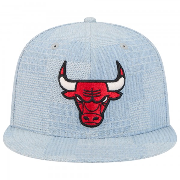 Бейсболка Chicago Bulls New Era Injection Denim Patchwork 9FIFTY - Denim