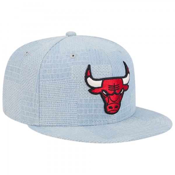 Бейсболка Chicago Bulls New Era Injection Denim Patchwork 9FIFTY - Denim