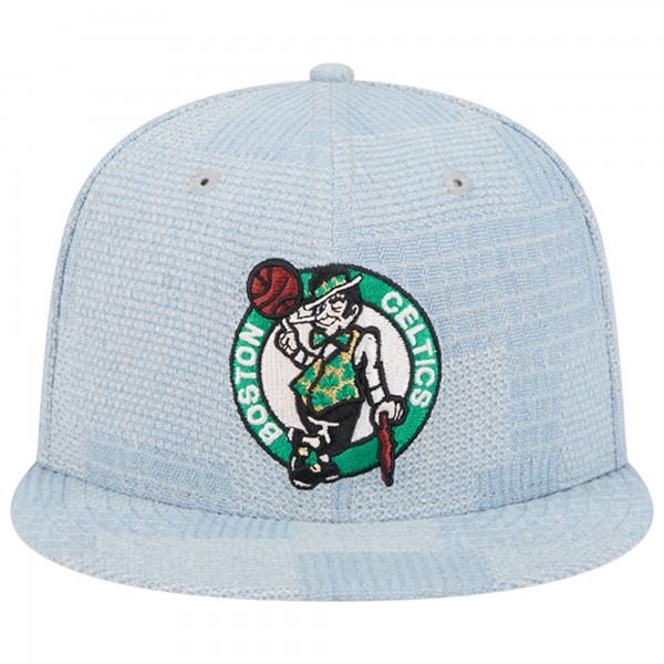 Бейсболка Boston Celtics New Era Injection Denim Patchwork 9FIFTY - Denim