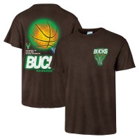Футболка Milwaukee Bucks 47 Vintage Tubular Dagger Tradition Premium - Brown