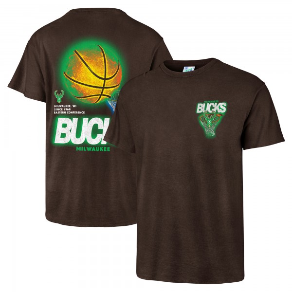 Футболка Milwaukee Bucks 47 Vintage Tubular Dagger Tradition Premium - Brown