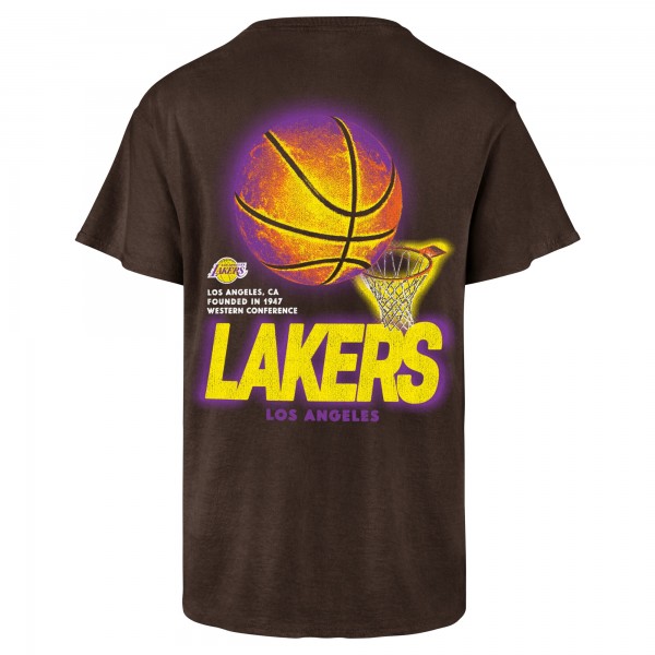 Футболка Los Angeles Lakers 47 Vintage Tubular Dagger Tradition Premium - Brown