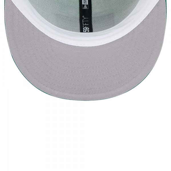 Бейсболка Boston Celtics New Era Palm Fronds 2-Tone 59FIFTY - Kelly Green