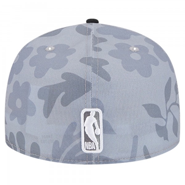 Бейсболка Chicago Bulls New Era Palm Fronds 2-Tone 59FIFTY - Gray
