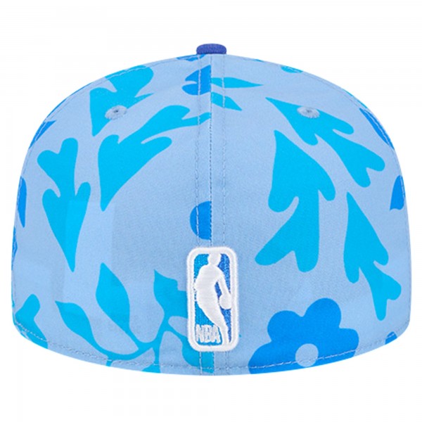 Бейсболка Dallas Mavericks New Era Palm Fronds 2-Tone 59FIFTY - Blue
