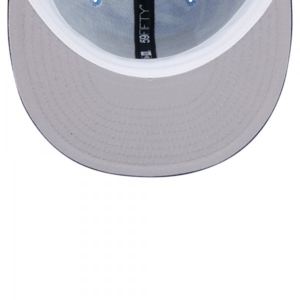 Бейсболка Denver Nuggets New Era Blue Palm Fronds 2-Tone 59FIFTY