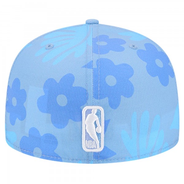 Бейсболка Memphis Grizzlies New Era Palm Fronds 2-Tone 59FIFTY - Blue
