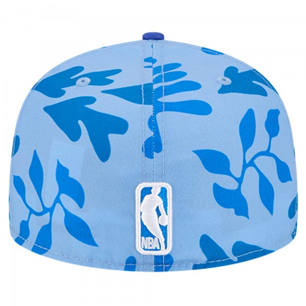 Бейсболка Philadelphia 76ers New Era Royal Palm Fronds 2-Tone 59FIFTY