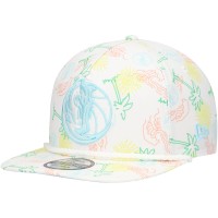Бейсболка Dallas Mavericks New Era Palm Trees and Waves Golfer - White