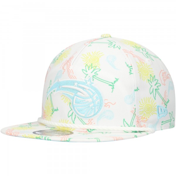 Бейсболка Orlando Magic New Era Palm Trees and Waves Golfer - White