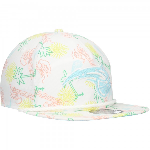Бейсболка Orlando Magic New Era Palm Trees and Waves Golfer - White