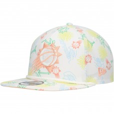 Бейсболка Phoenix Suns New Era White Palm Trees and Waves Golfer