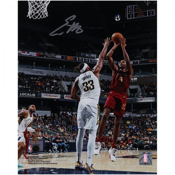 Evan Mobley Cleveland Cavaliers Autographed Fanatics Authentic 8 x 10 Fadeaway Jumper vs. Indiana Pacers Photograph