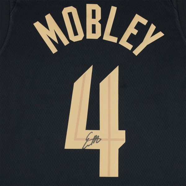 Evan Mobley Cleveland Cavaliers Autographed Fanatics Authentic Black Jordan Brand 2022-23 Statement Edition Jersey