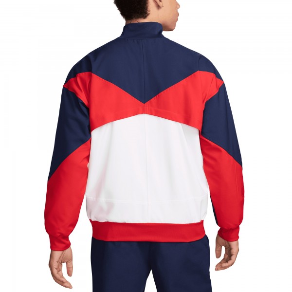 Кофта на молнии Paris Saint-Germain Nike 2024/25 Strike Anthem Performance - White
