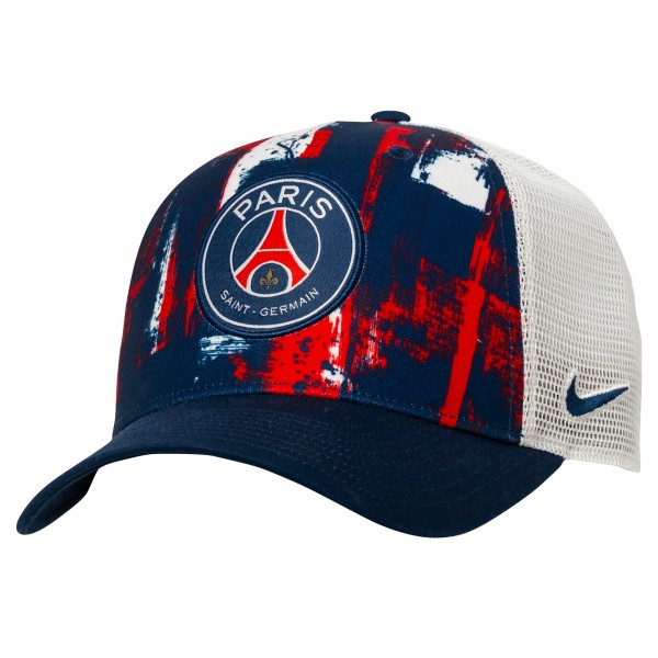 Бейсболка Paris Saint-Germain Nike Trucker Stretch-Snap - Navy