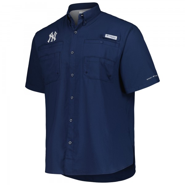 Рубашка New York Yankees Columbia Navy Tamiami Omni-Shade