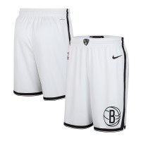 Шорты Brooklyn Nets Nike 2024/25 Association Edition Swingman - White