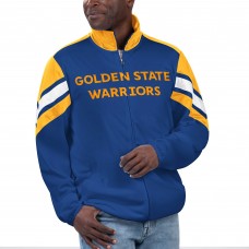 Кофта на молнии Golden State Warriors G-III Sports by Carl Banks Game Ball Track - Royal